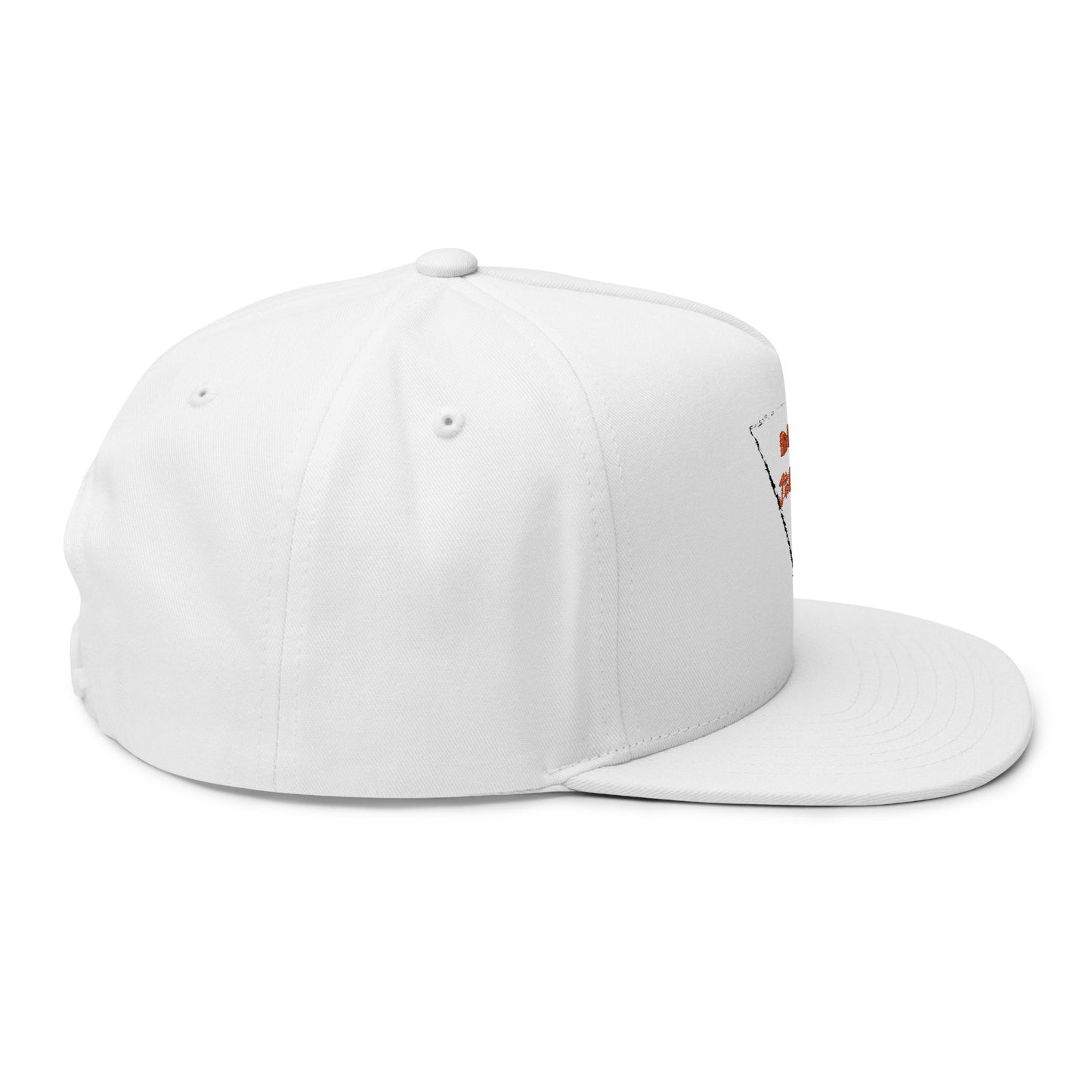Embroidered Flat Bill Cap - DHR Jagged