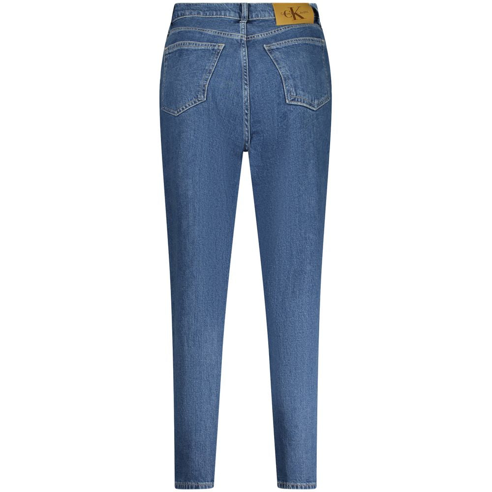Blue Cotton Women Jeans
