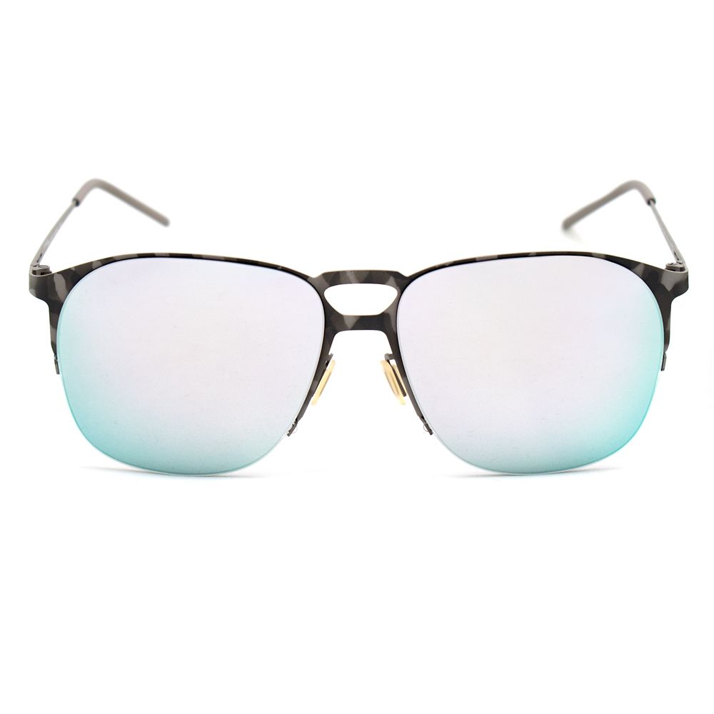 Gray Metal Sunglasses