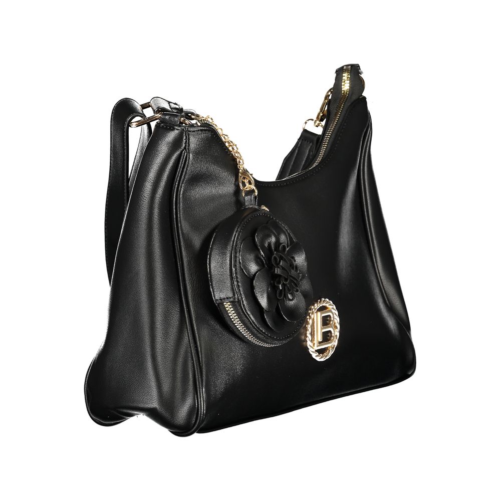 Black PVC Women Handbag