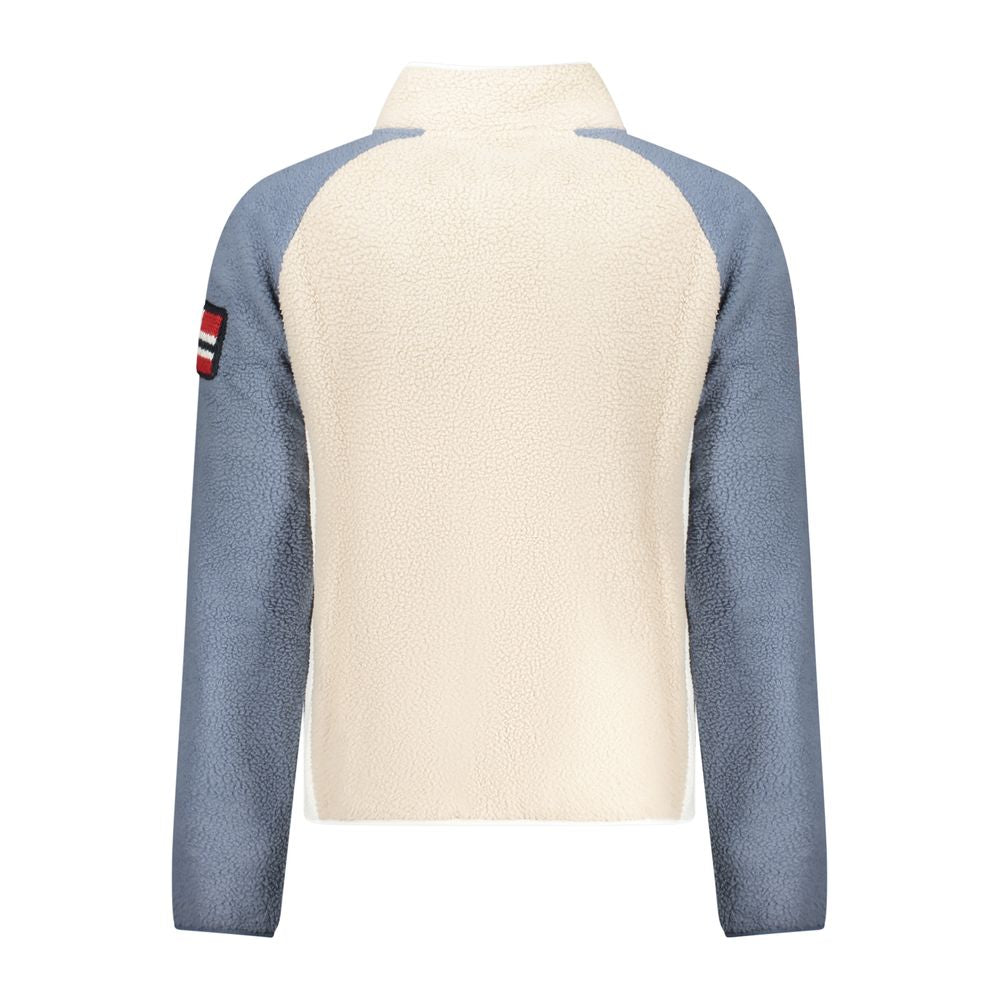 Beige Polyester Sweatshirt