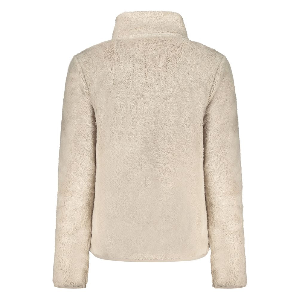 Beige Polyester Sweatshirt