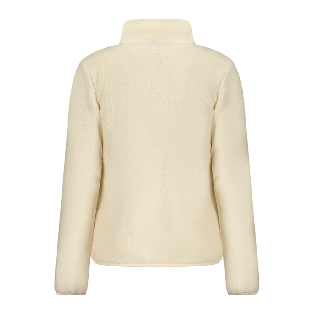 White Polyester Sweatshirt