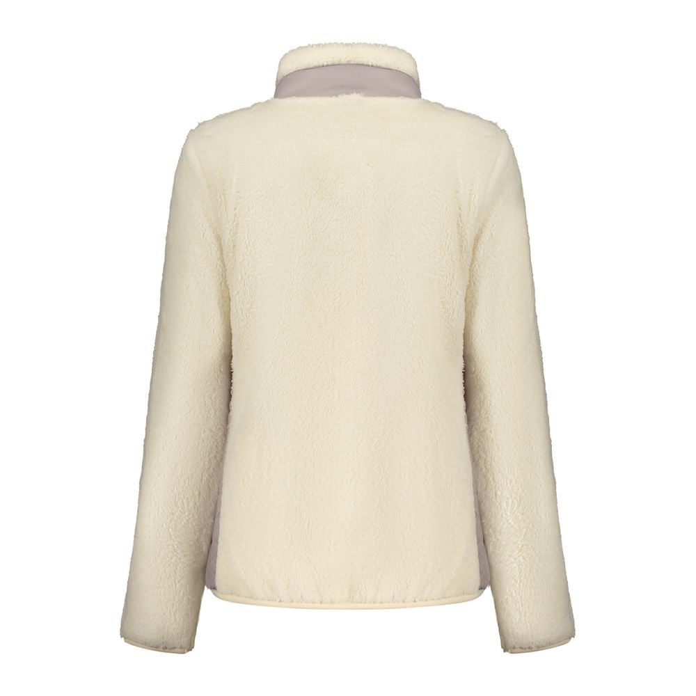 White Polyester Sweatshirt