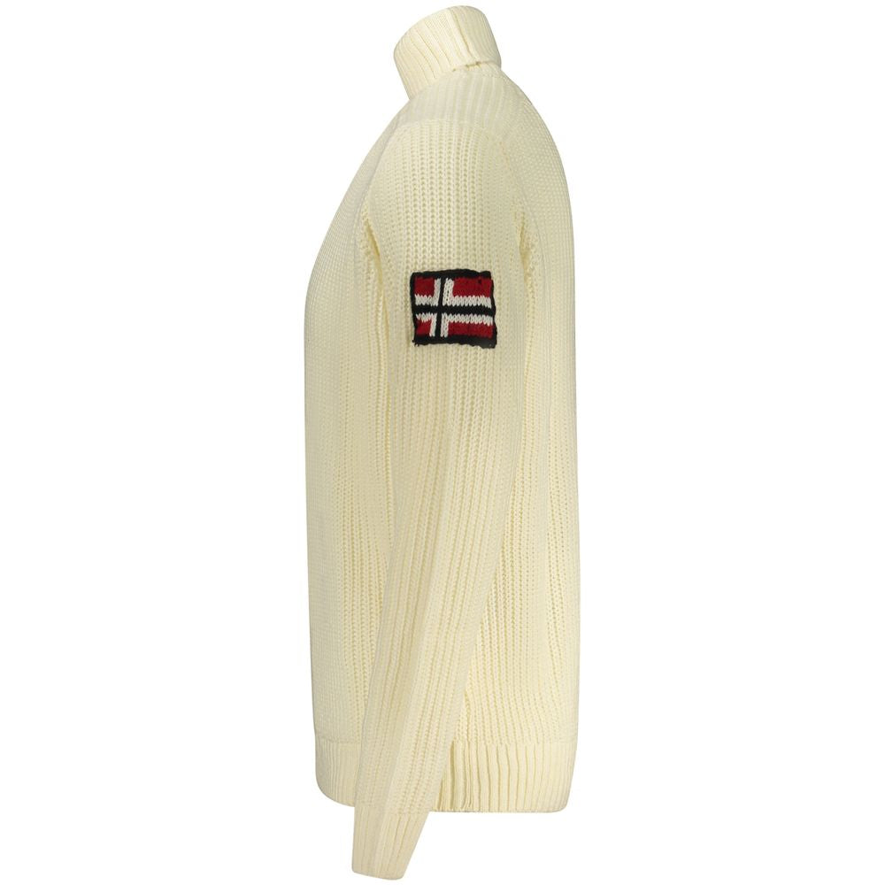 White Wool Sweater