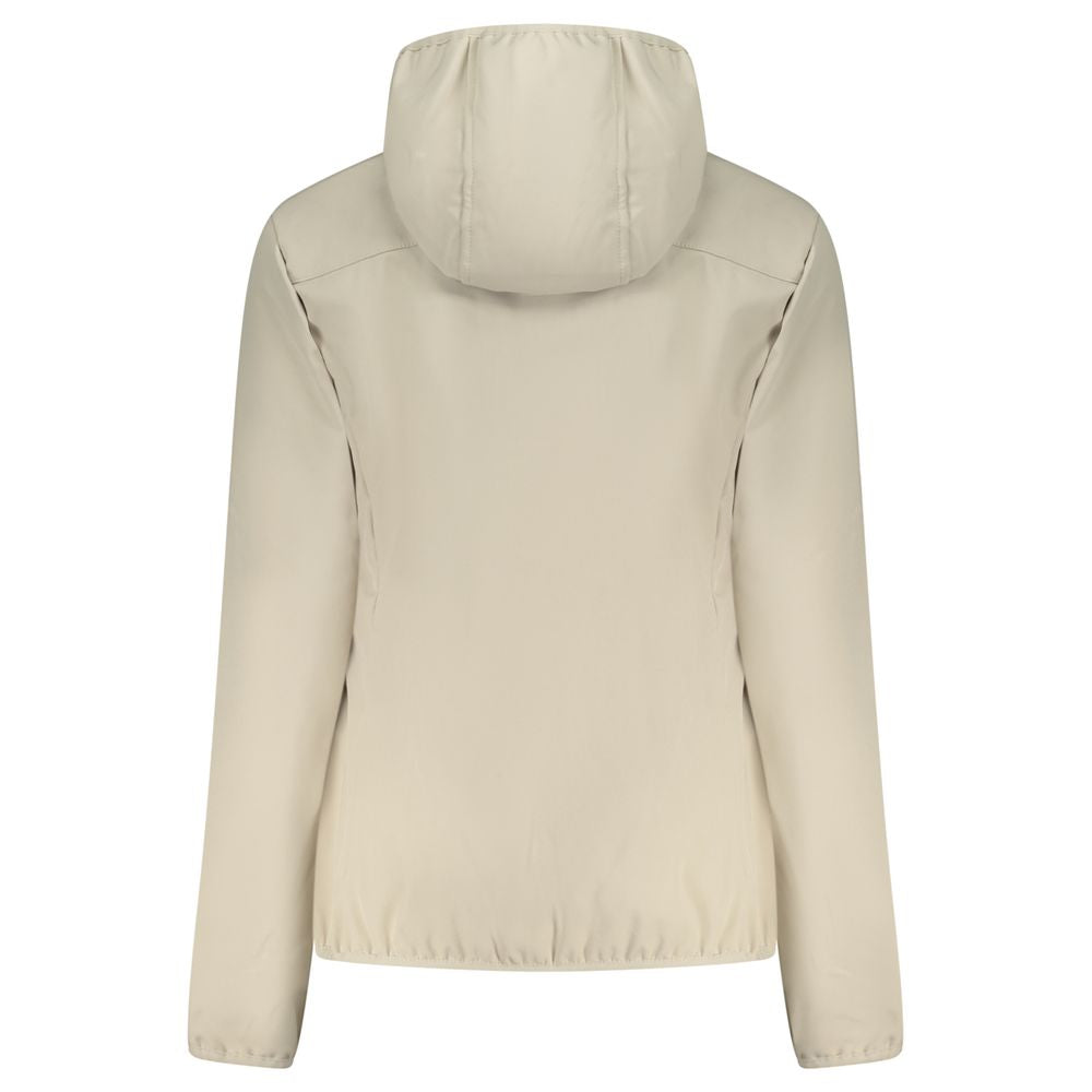 Beige Polyester Jackets & Coat