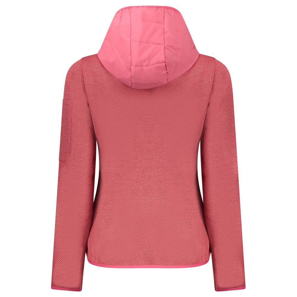 Pink Polyester Jackets & Coat