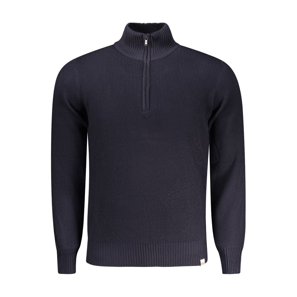 Blue Nylon Sweater