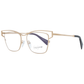 Gold Women Glasses Frame