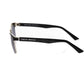 Black Metallic Fibre Men Sunglass