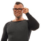 Gray Men Glasses Frame