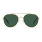 Gold Stainless Steel Sunglasses