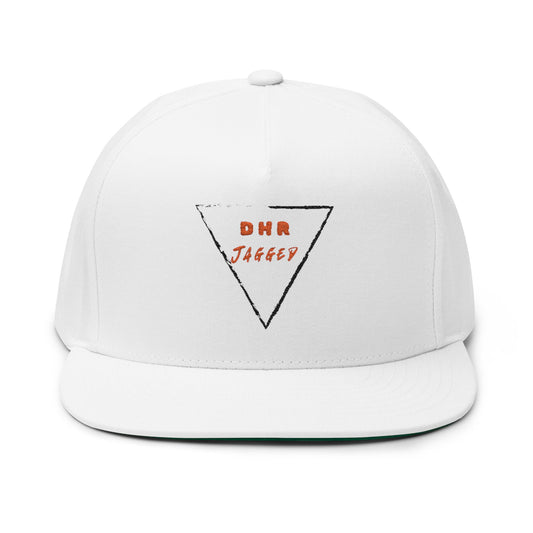 Embroidered Flat Bill Cap - DHR Jagged