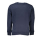 Blue Cotton Men Sweater