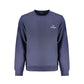 Blue Cotton Men Sweater