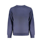 Blue Cotton Men Sweater