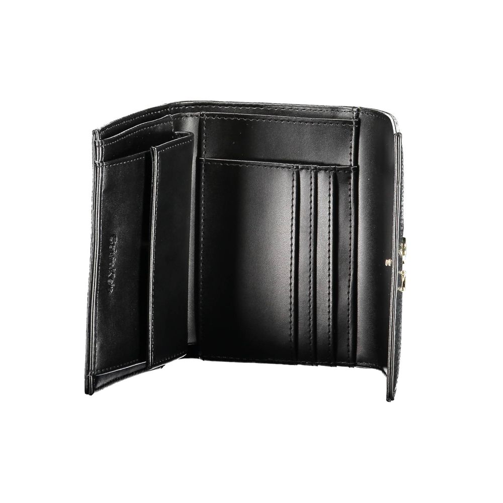 Black Polyethylene Women Wallet