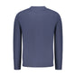Blue Polyester Men Sweater