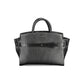 Black Polyethylene Women Handbag