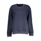 Blue Cotton Women Sweater