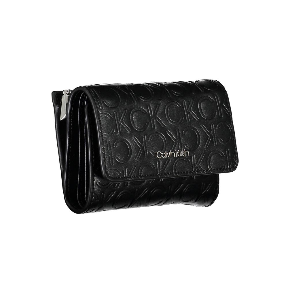 Black Polyethylene Women Wallet