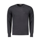 Black Viscose Men Sweater