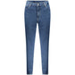 Blue Cotton Women Jeans