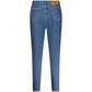 Blue Cotton Women Jeans