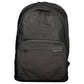 Black Polyester Men Backpack