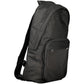 Black Polyester Men Backpack
