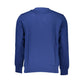 Blue Cotton Men Sweater