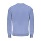 Blue Cotton Men Sweater
