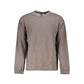 Brown Cotton Men Sweater