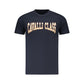 Blue Cotton Men T-Shirt
