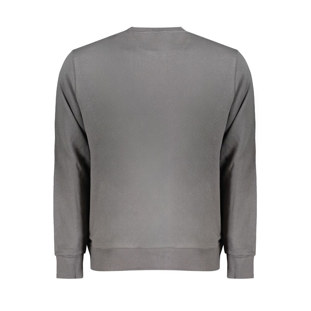 Gray Cotton Men Sweater