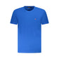 Blue Cotton Men T-Shirt