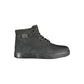 Black Polyester Men Boot