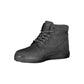 Black Polyester Men Boot
