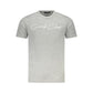 Gray Cotton Men T-Shirt