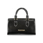 Black Polyethylene Women Handbag