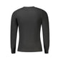 Black Viscose Men Sweater