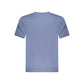 Blue Cotton Men T-Shirt