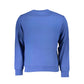 Blue Cotton Men Sweater