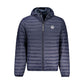 Blue Polyamide Men Jacket