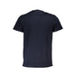 Blue Cotton Men T-Shirt