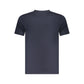 Blue Cotton Men T-Shirt