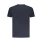 Blue Cotton Men T-Shirt