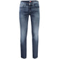 Blue Cotton Men Jeans