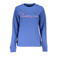 Blue Cotton Women Sweater