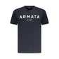 Blue Cotton Men T-Shirt